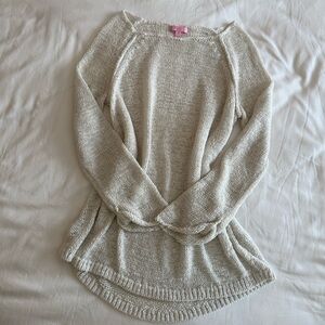 Lilly Pulitzer Medium Open Knit Pullover Sweater